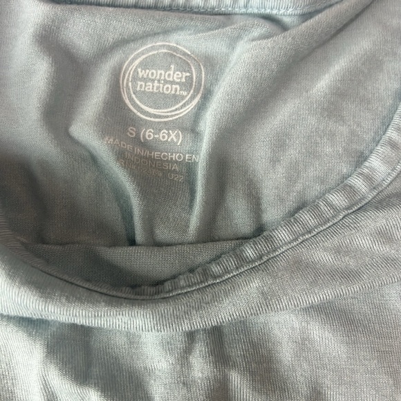 SET OF 3 GIRLS SUMMER CINCHED WAIST FLUTTER SLEEVE TOPS - Picture 9 of 9